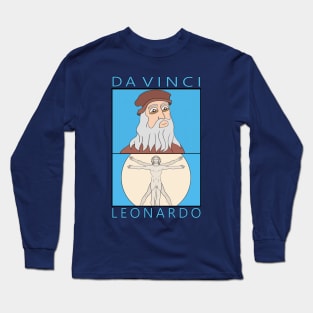 Leonardo Da Vinci Long Sleeve T-Shirt